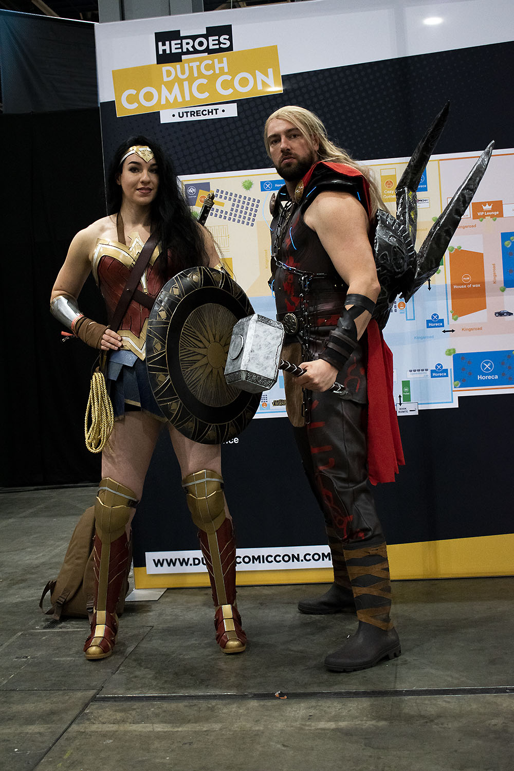 Dutch Comic Con Winter Editie 2018: Cosplay Wonder Woman Thor Ragnarok